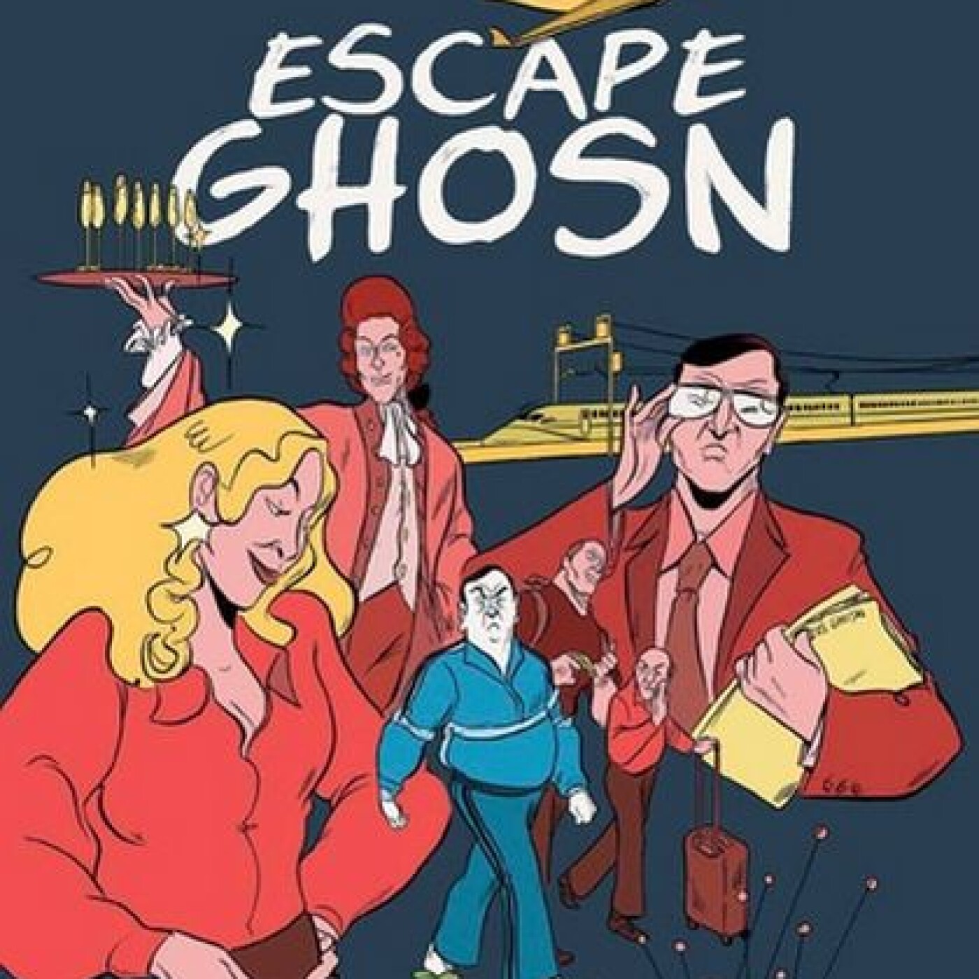 Escape Ghosn, la BD qui revient sur l'évasion de l'ancien patron de Renault. Dans ma bulle #326 episode artwork