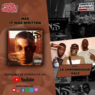 Nas - It Was Written avec Le Chroniqueur Sale | Revue Veritable Albums cover