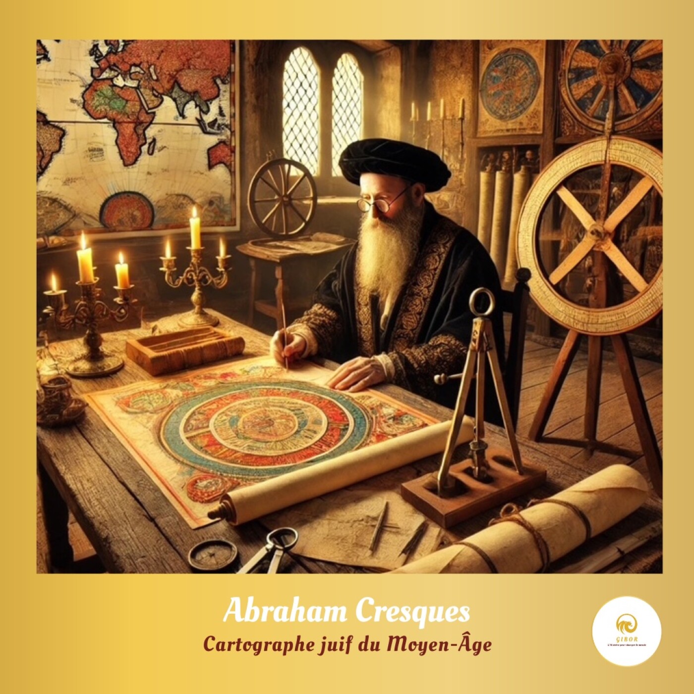 Abraham Cresques, cartographe juif du Moyen-Âge