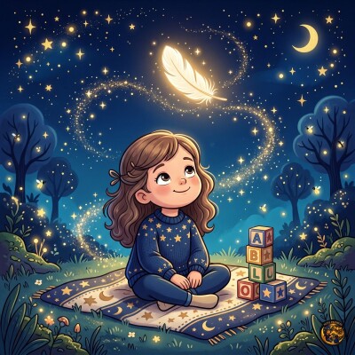 Histoire pour enfant : canaliser son énergie et se concentrer | Lila et la plume qui flotte cover