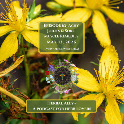 Herbal Ally Episode 62: Achy Joint & Sore Muscle Remedies cover