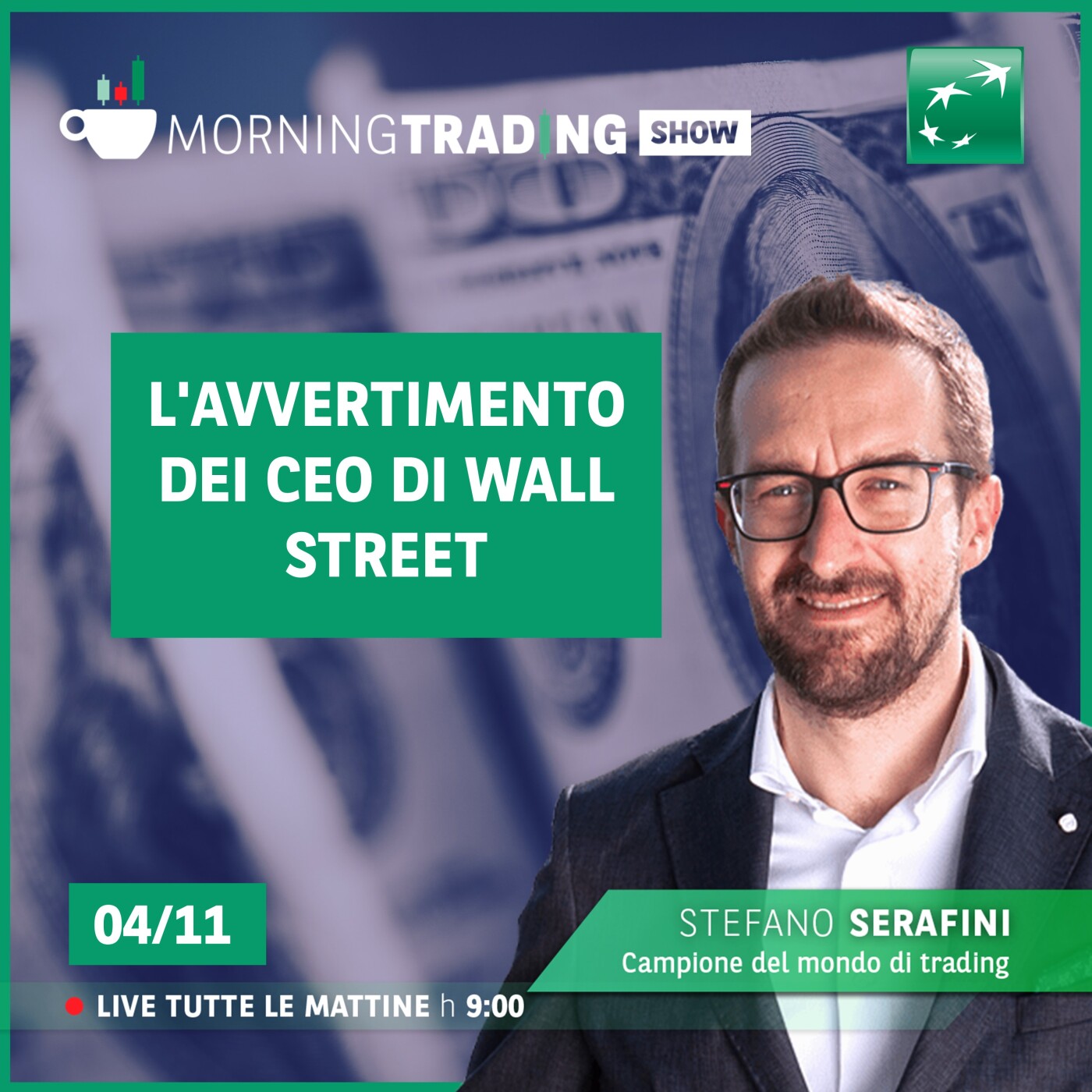 L'avvertimento dei CEO di Wall Street - Morning Trading Show 04/11/25 episode artwork
