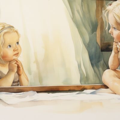 Le miroir affectif dans la relation parent -enfant cover