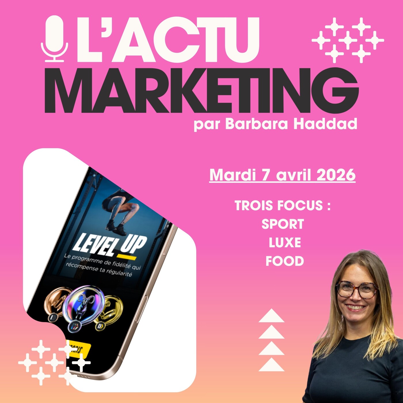 L'Actu Marketing - Mardi 7 Avril 2026 : 3 focus : Sport, Luxe et Food L'Actu Marketing - Mardi 7 Avril 2026 : 3 focus : Sport, Luxe et Food