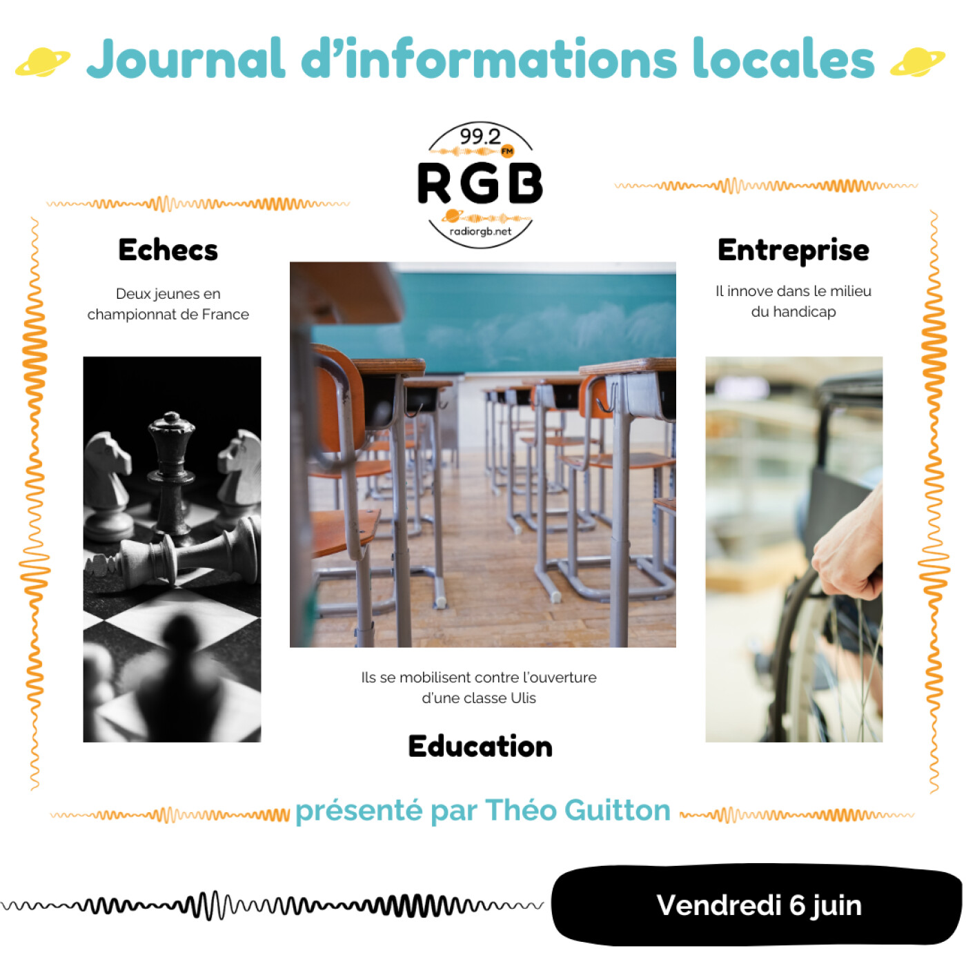 Le journal d\'informations locales - Radio RGB Cergy-Pontoise