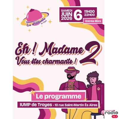 L'INVITÉE DU 6/9 - Eh Madame, vous êtes Charmante avec Anne-claire Vittenet cover