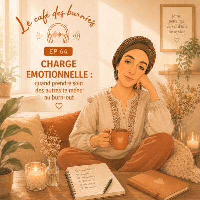 EP 64 CHARGE EMOTIONNELLE: quand prendre soin des autres te mène au burn-out cover