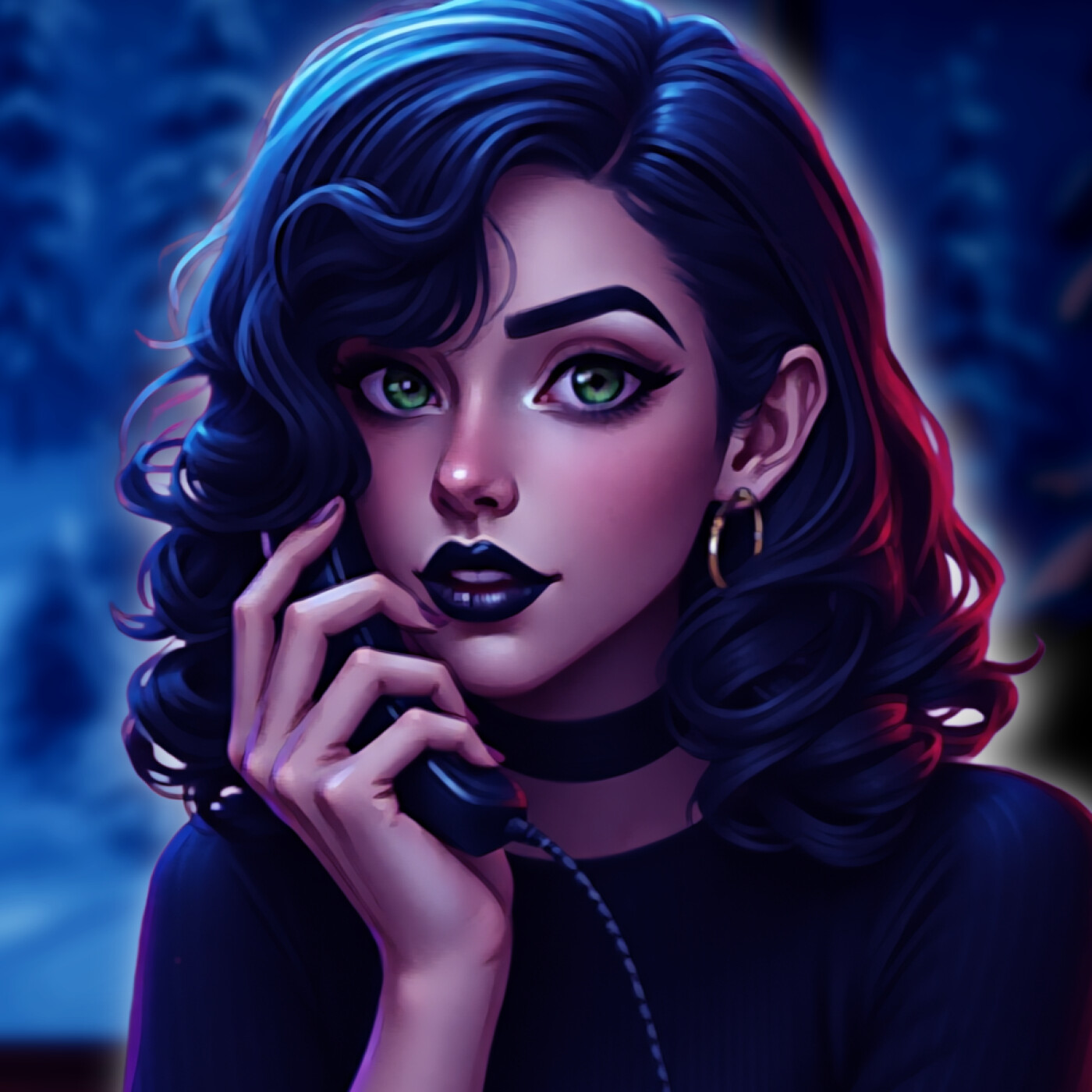 Your Goth Bestie Confesses Over the Phone [friends to more] [I only like you] [oblivious listener] [winter ambience] [snowed in] episode artwork