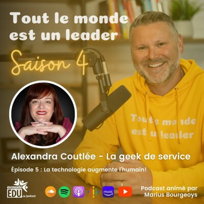 S4 - Épisode 5 - Alexandra Coutlée - La technologie augmente l’humain! cover
