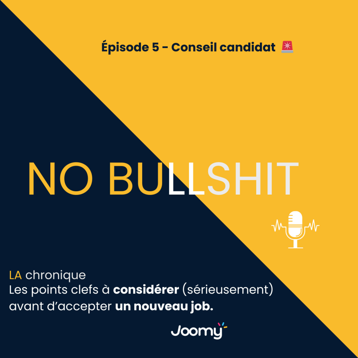 No Bullshit - Le contenu du Joomy