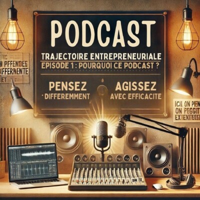 Pourquoi ce podcast "Trajectoire Entrepreneuriale" ? cover