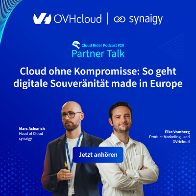 #20 Partner Talk mit synaigy - Cloud ohne Kompromisse: So geht digitale Souveränität made in Europe cover