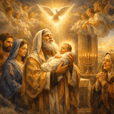 Luc 2 : 22-32 La Lumière du Salut et la Consécration de Jésus cover