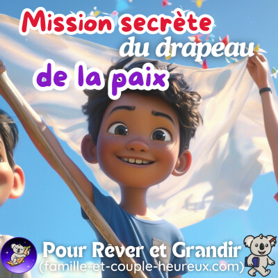 La mission secrète du drapeau de la paix 🕊️ | Histoire pour s'endormir | Conte pour enfant, amitié cover