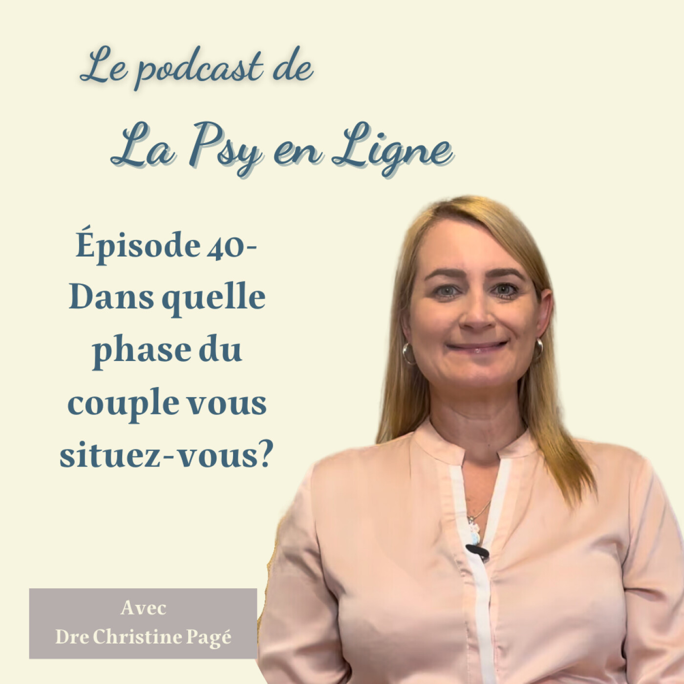 Le Podcast de la Psy en ligne- Psychologie et charge mentale