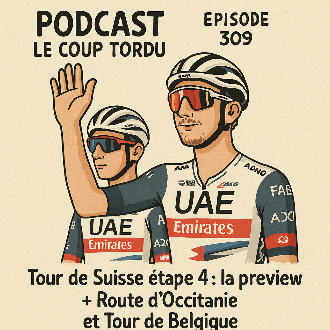 COUP TORDU 310 : TOUR DE SUISSE, ETAPE 4 ! LA PREVIEW + ROUTE D'OCCITANIE ET TOUR DE BELGIQUE episode artwork