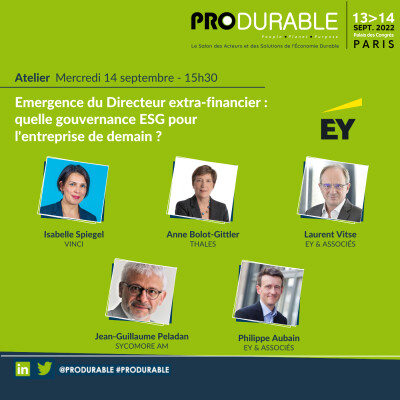 EY - Emergence du Directeur extra-financier : quelle gouvernance ESG pour l'entreprise de demain ? cover