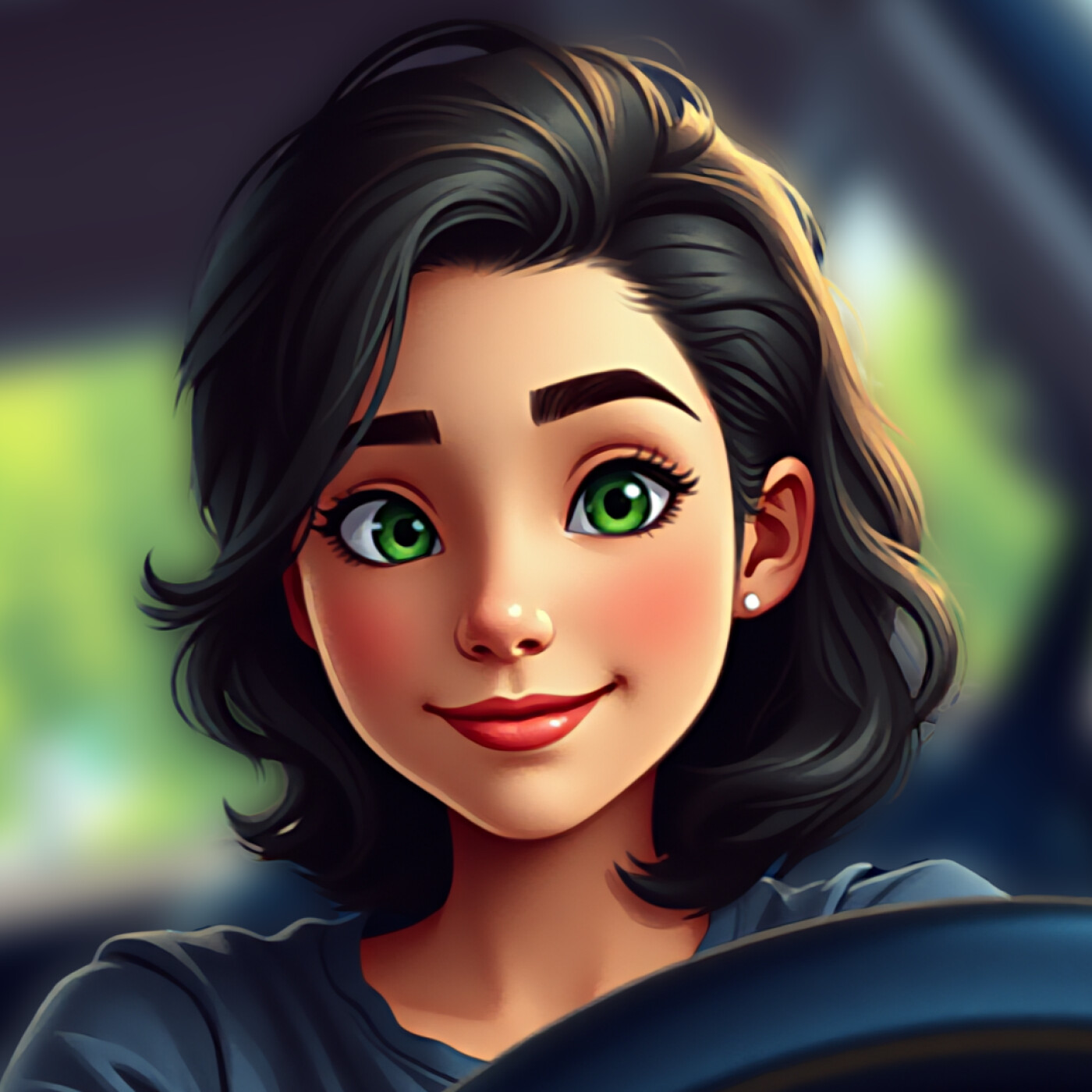 Your friend's sister confesses during a road trip [friends to more] [I had a crush on you last summer] [embarrassed] [car ride] [banter] episode artwork