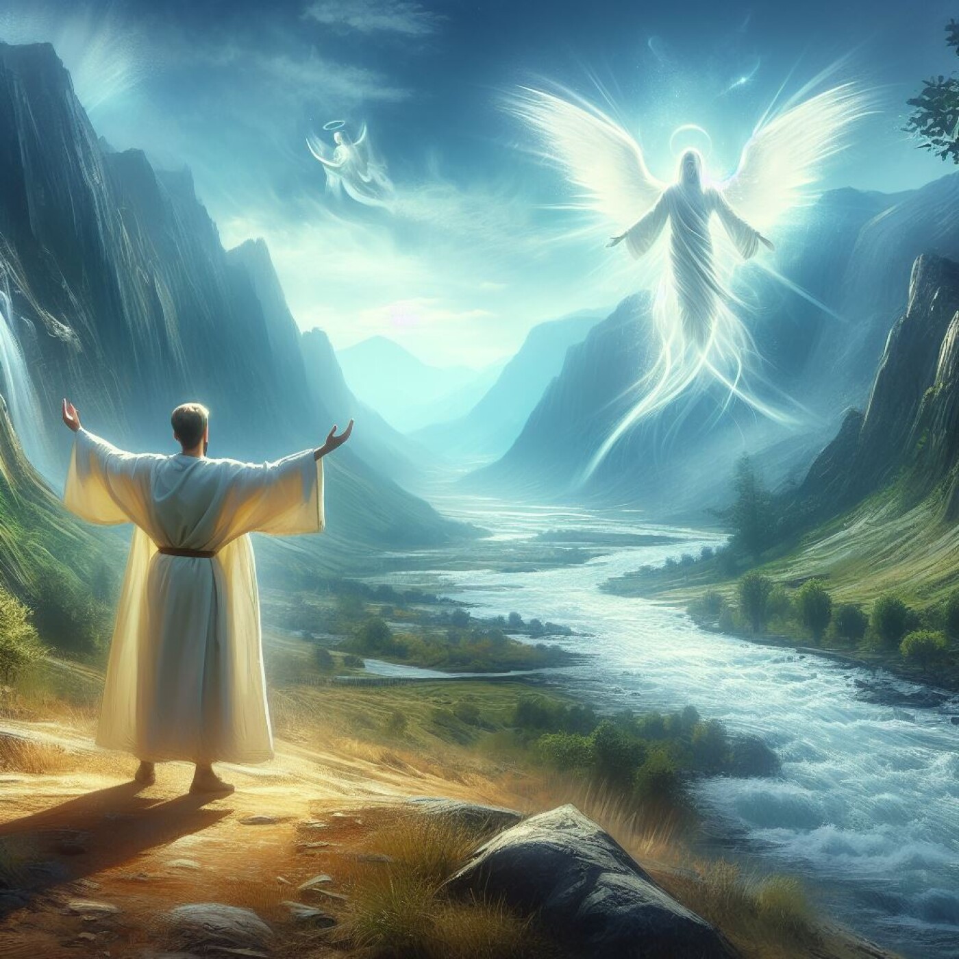 Que les Anges  de la bénédiction et de la sanctification vous accompagnent - Archange Gabriel Psaume 80