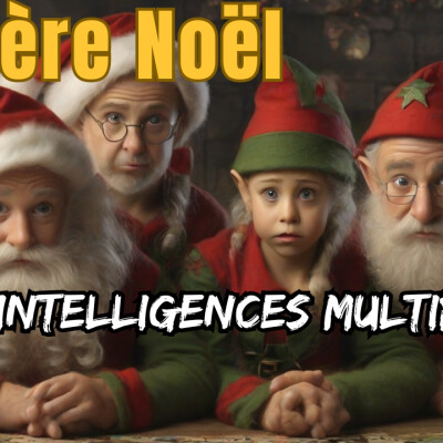 Le père Noël aux intelligences multiples - Conte satirique cover
