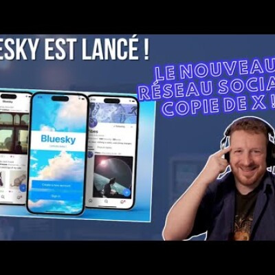 BlueSky est lancé ! : Le nouveau réseau social, copie de X ! cover