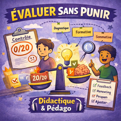 S5-E5-Évaluer pour faire progresser ses élèves sans utiliser la notation comme une punition scolaire cover