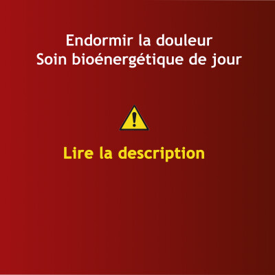 Endormir la douleur : Soin bioénergétique de jour cover
