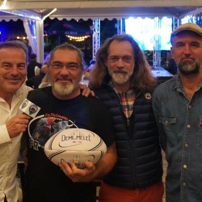 Depuis le Ruisseau, durant le match France-Namibie (96-0) Les Boss Denis et Grégory nous livrent leurs impressions avec le Bluesman Géraud cover