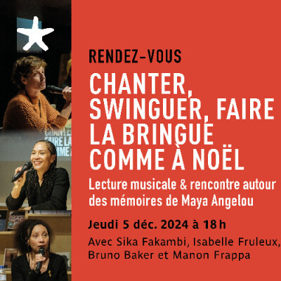 Les rendez-vous du salon de lecture - Rencontre autour des mémoires de Maya Angelou cover