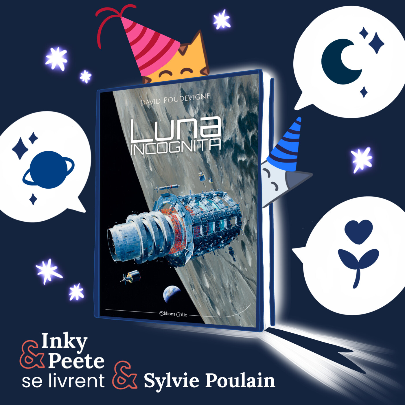 Inky et Peete se livrent - le podcast lecture qui donne voix aux premiers mots d’un livre