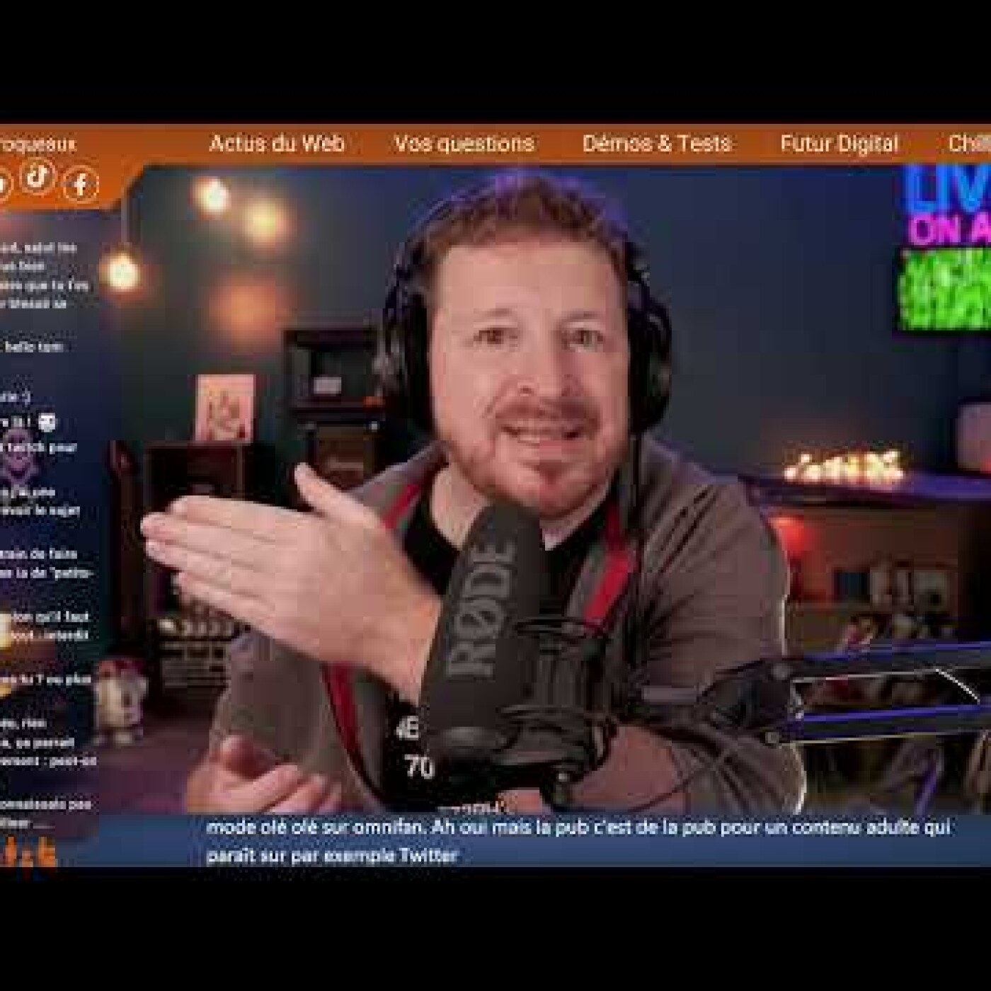 Censure sur les réseaux, FR-Alert, Hackers vs Israël, Refonte de site, Dall-e 3 [Live du 10/10] episode artwork