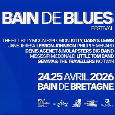 🟣FESTIVAL BAIN DE BLUES 2026 - BAIN DE BRETAGNE 35 🟣 cover