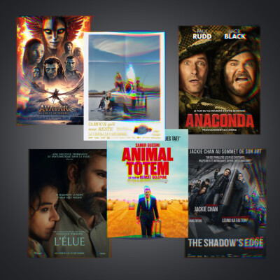 DECEMBRE 2025 : 🌋Avatar 3, 🥋Shadow's Edge, 🦊Animal Totem, 💀l'Élue, 👨‍👩‍👧‍👦 l'Amour qu'il nous reste et 🐍Anaconda cover