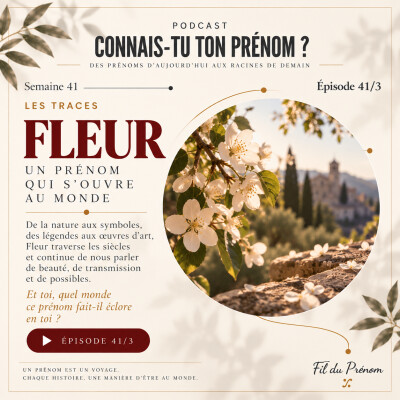 PRÉNOM FLEUR - La trace de celui qui a choisi cover