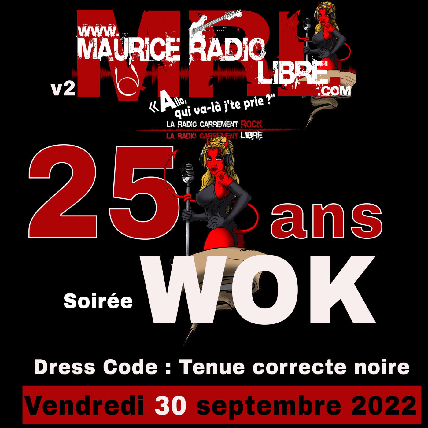Réserve ta place pour la soirée des 25 ans de Maurice Radio Libre episode artwork