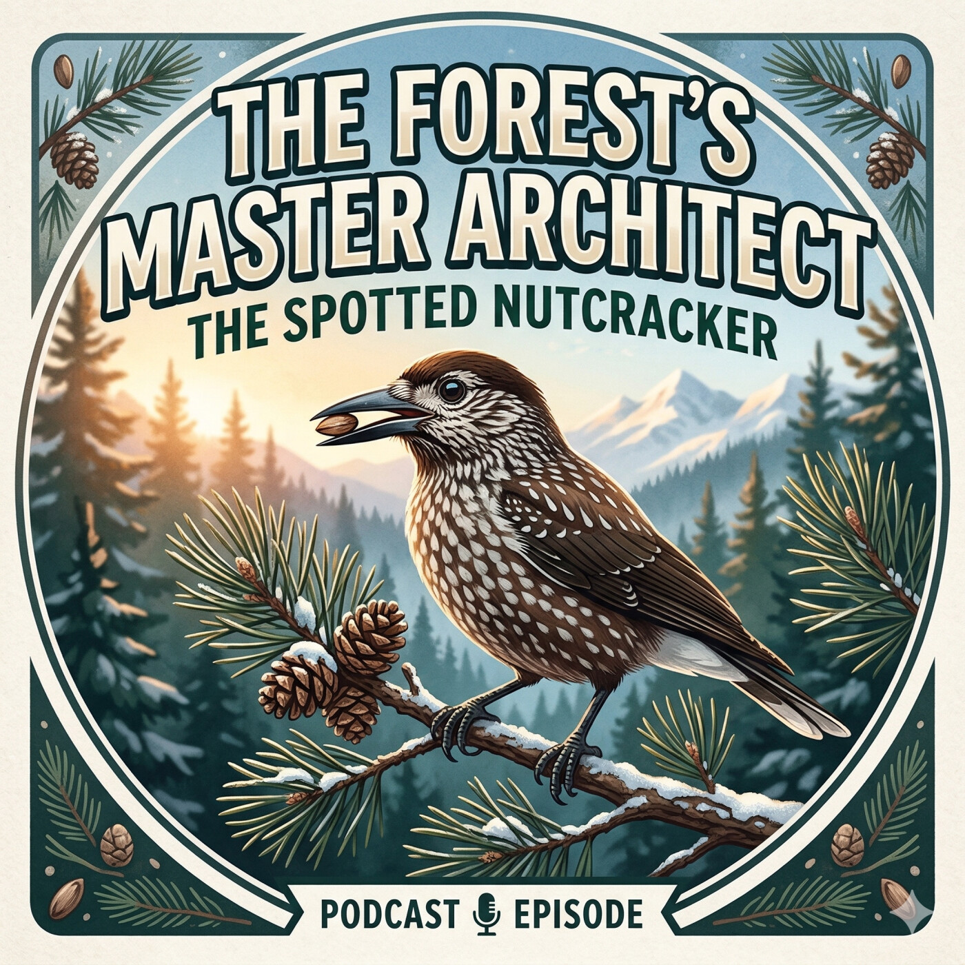 The Forest’s Master Architect: The Spotted Nutcracker episode artwork