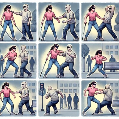 Du sport à l'outil essentiel en cas d'agression, le self-défense se pratique aussi au Centre de Rééducation pour Déficient Visuel cover