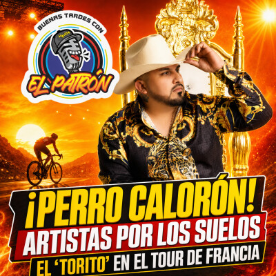 🎙️🥵 ¡Perro calorón, artistas por los suelos y el “Torito” en el Tour de Francia! ☀️🚴‍♂️😂 cover