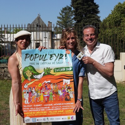 La 9ème édition du Festival Popul'Eyre va se tenir les 5 et 6/6 au Parc du Château de Salles. Laurence et Katia nous dévoilent le programme cover