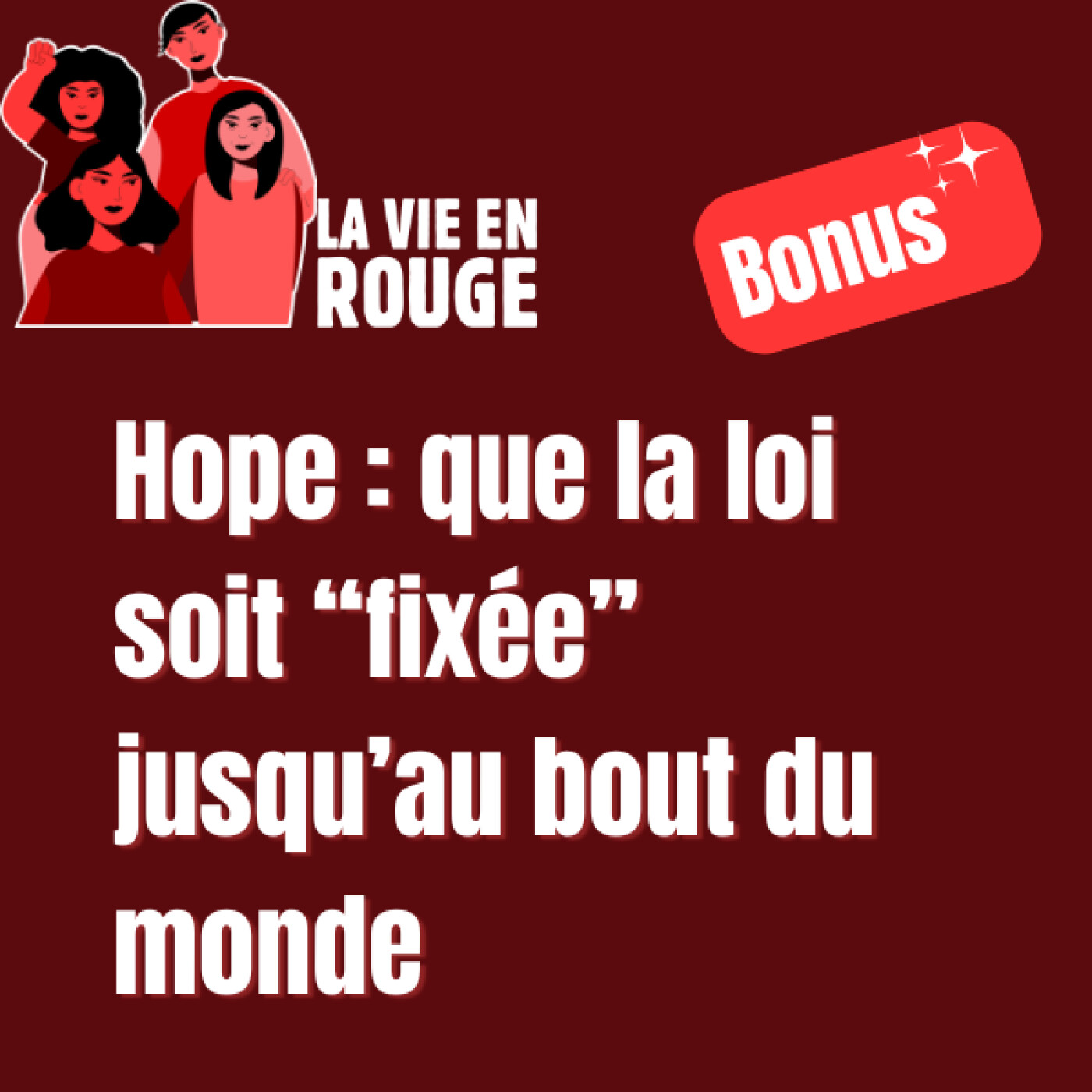 Bonus Hope à l'Assemblée nationale le 13 avril 2026
