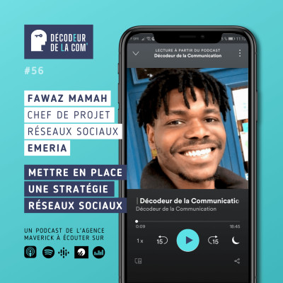 Mettre en Place une Stratégie Réseaux Sociaux : Fawaz Mamah, Chef de Projet Réseaux Sociaux, Emeria | Ep 56 cover