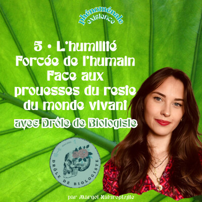 5 • L’humilité forcée de l’humain face aux prouesses du reste du monde vivant – avec Drôle de Biologiste cover