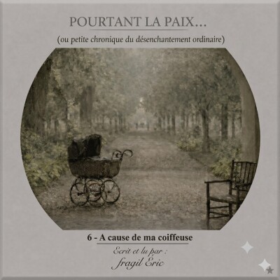 6 - A CAUSE DE MA COIFFEUSE  #romanaudio #desenchante #chronique #fiction - POURTANT LA PAIX (petite chronique du désenchantement ordinaire) cover