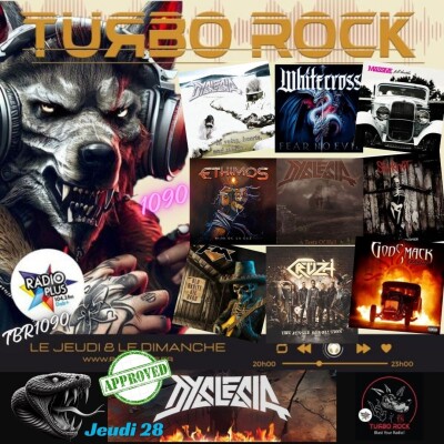 TURBO ROCK#1090 Le 28 Mars 2024 - Speciale Standing ovation DYSLESIA avec Gilles & Jean Claude cover