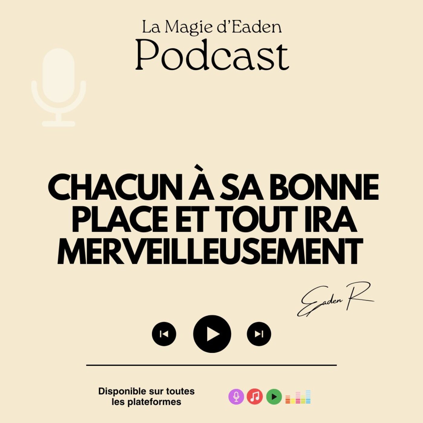Chacun à sa place et tout ira merveilleusement bien episode artwork