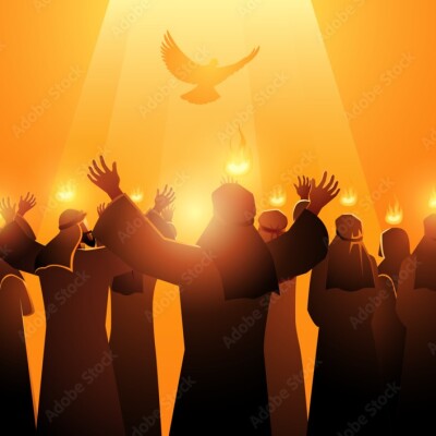 Actes 2 : 1-13 La pentecôte et le Saint-Esprit cover