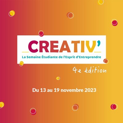 Semaine CREATIV' l'Esprit d'entreprendre | Pépite(s) à Dijon cover