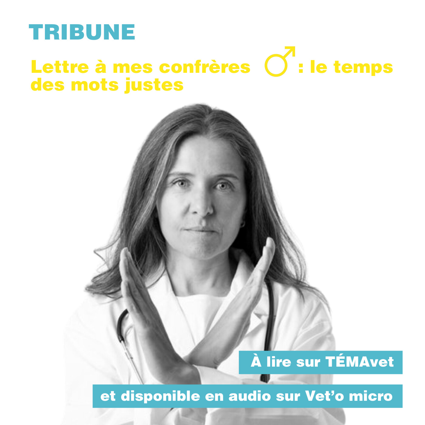 Tribune - Marine Slove - Lettre à mes confrères ♂︎ : le temps des mots justes