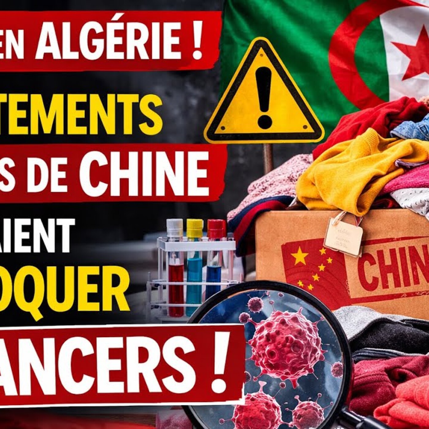 Enquête. Attention, des vêtements importés de Chine provoquent des cancers en Algérie episode artwork