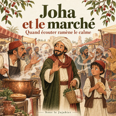 Joha et le marché, quand écouter ramène le calme cover